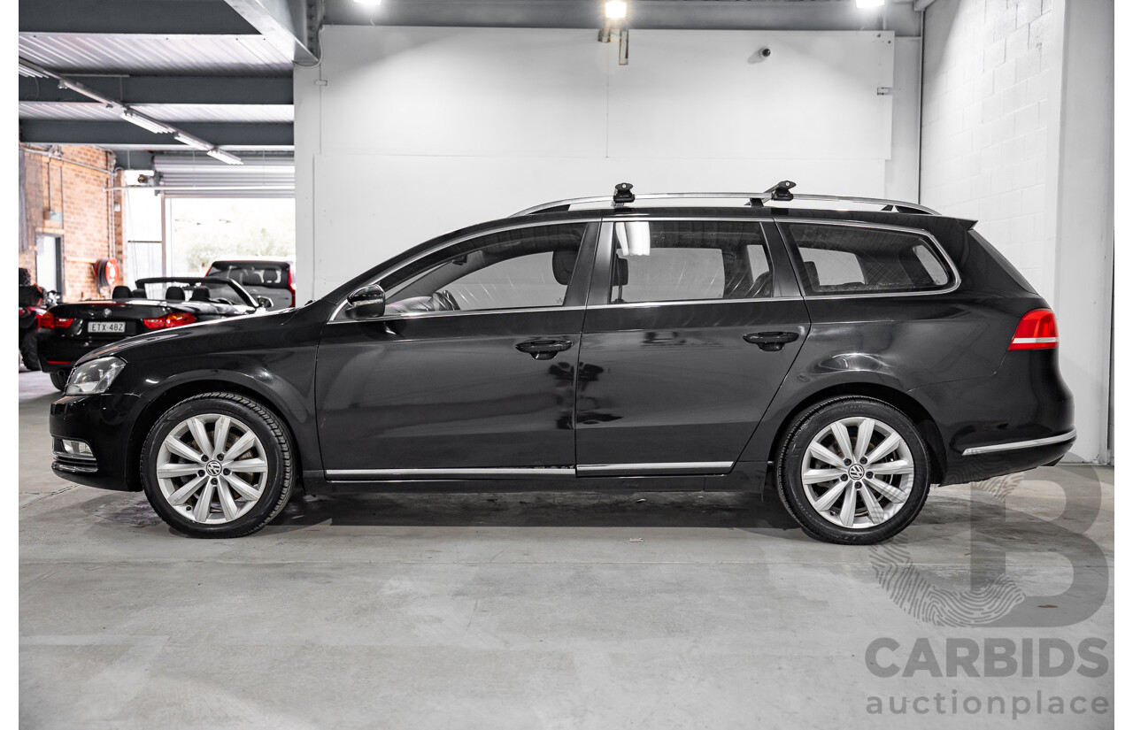 10/2014 Volkswagen Passat 118 TSI 3C MY15 4d Wagon Deep Black Pearl Turbo 1.8L