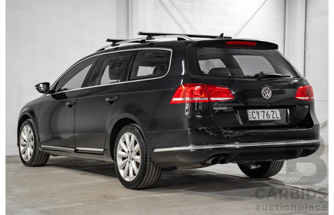 10/2014 Volkswagen Passat 118 TSI 3C MY15 4d Wagon Deep Black Pearl Turbo 1.8L