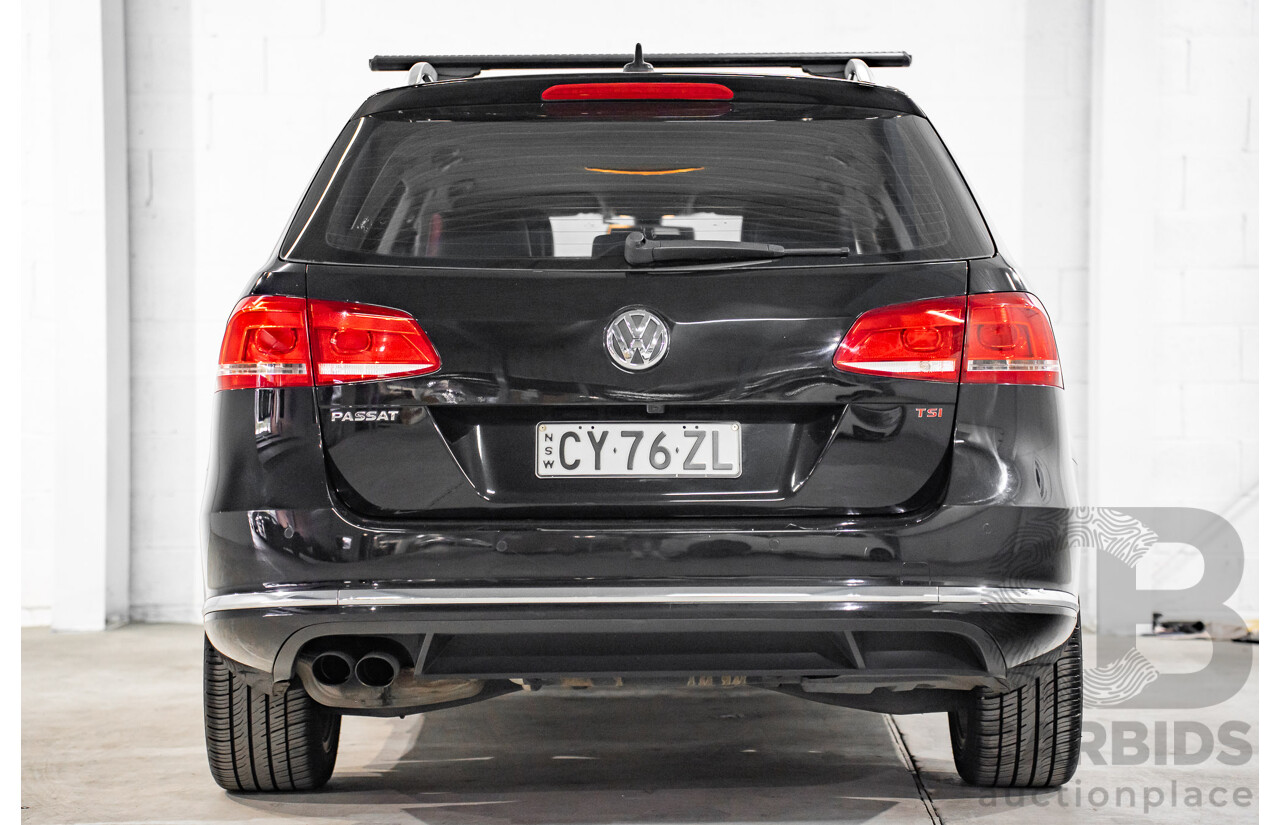 10/2014 Volkswagen Passat 118 TSI 3C MY15 4d Wagon Deep Black Pearl Turbo 1.8L