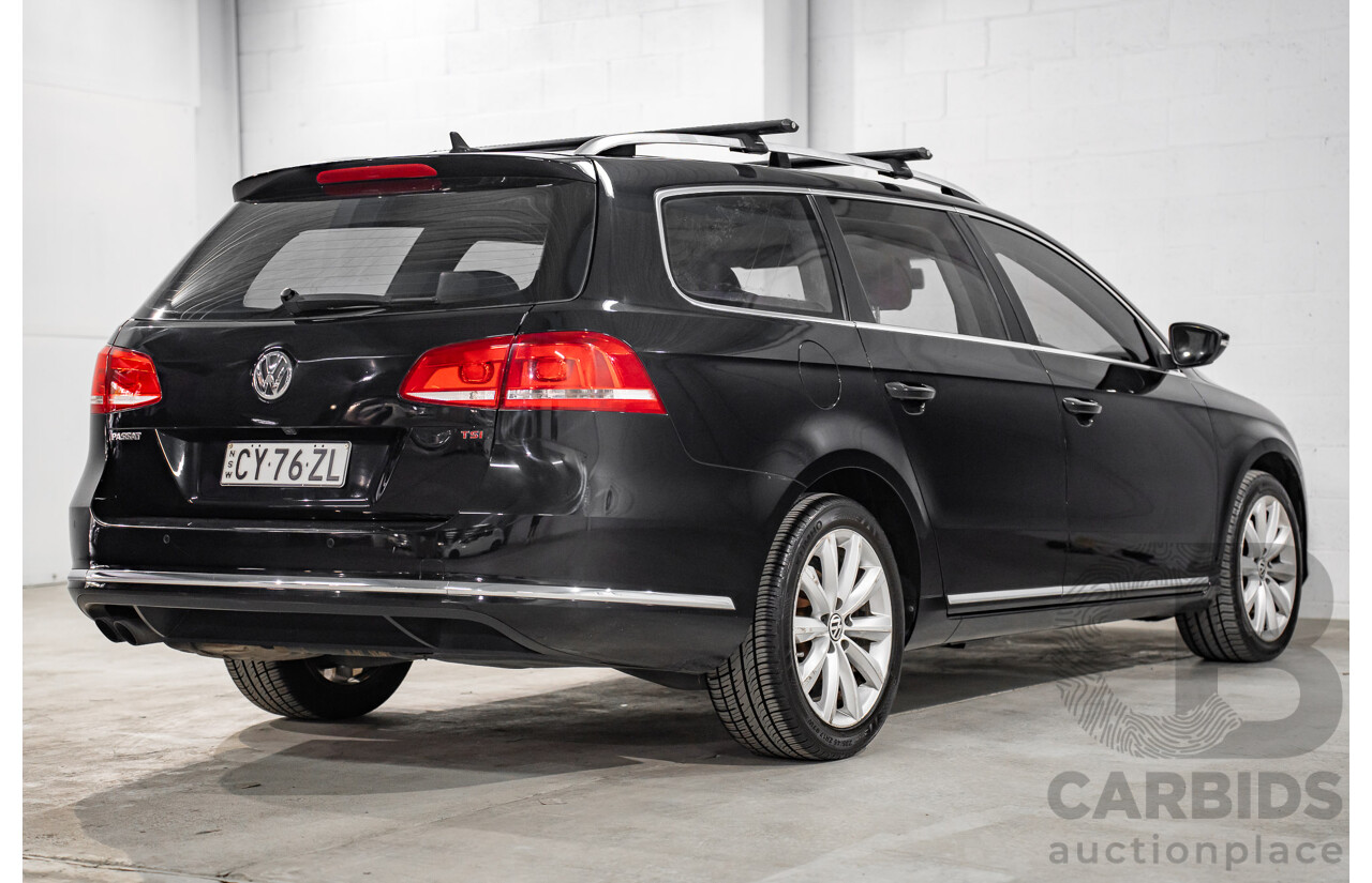10/2014 Volkswagen Passat 118 TSI 3C MY15 4d Wagon Deep Black Pearl Turbo 1.8L