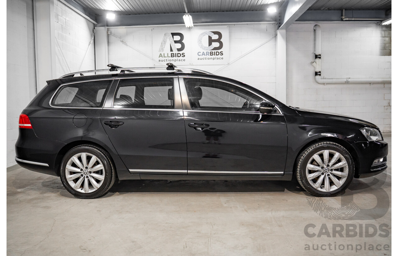 10/2014 Volkswagen Passat 118 TSI 3C MY15 4d Wagon Deep Black Pearl Turbo 1.8L