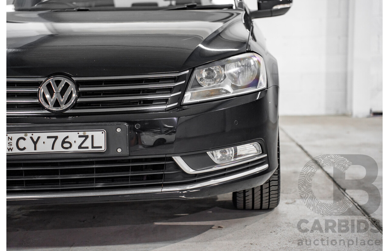 10/2014 Volkswagen Passat 118 TSI 3C MY15 4d Wagon Deep Black Pearl Turbo 1.8L