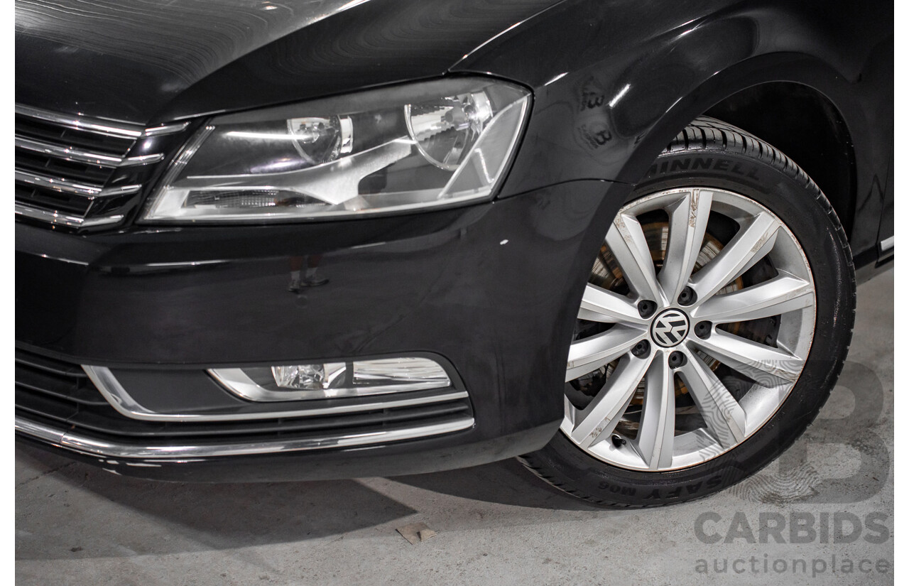 10/2014 Volkswagen Passat 118 TSI 3C MY15 4d Wagon Deep Black Pearl Turbo 1.8L