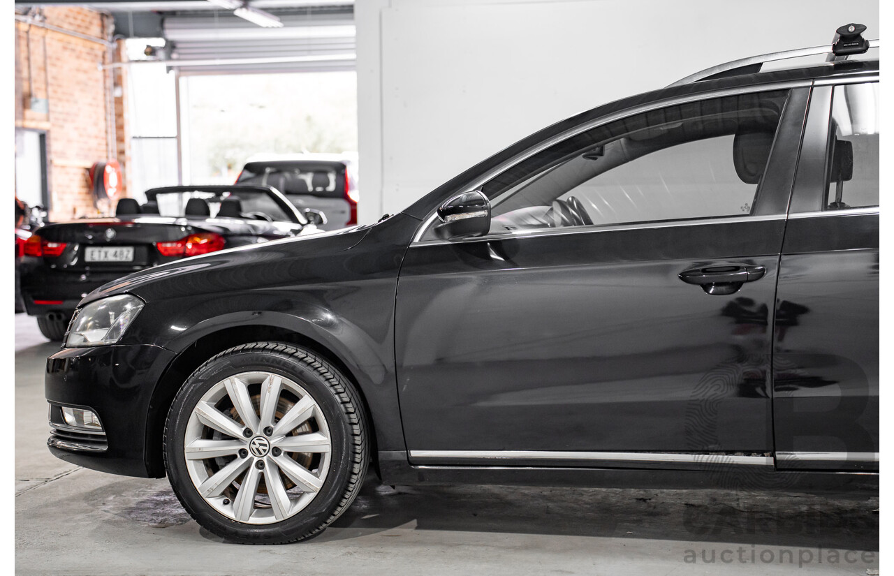 10/2014 Volkswagen Passat 118 TSI 3C MY15 4d Wagon Deep Black Pearl Turbo 1.8L