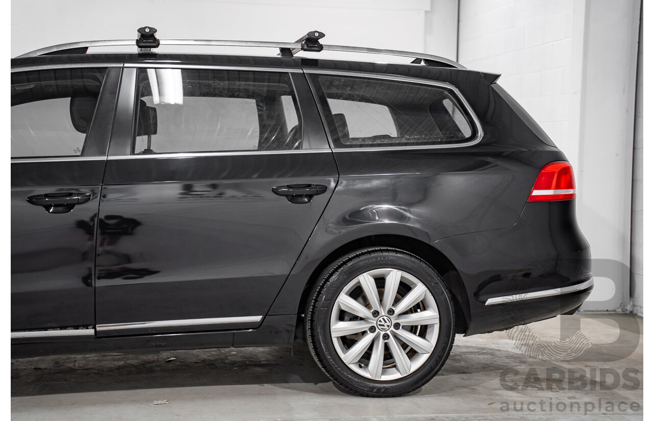 10/2014 Volkswagen Passat 118 TSI 3C MY15 4d Wagon Deep Black Pearl Turbo 1.8L