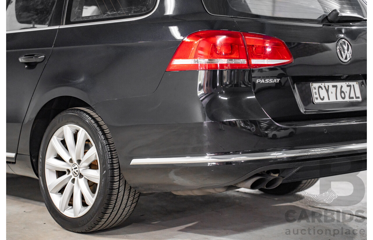 10/2014 Volkswagen Passat 118 TSI 3C MY15 4d Wagon Deep Black Pearl Turbo 1.8L