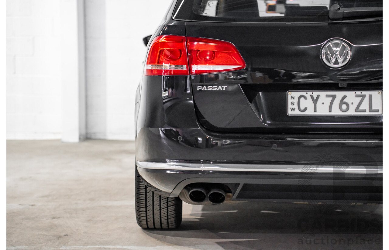 10/2014 Volkswagen Passat 118 TSI 3C MY15 4d Wagon Deep Black Pearl Turbo 1.8L