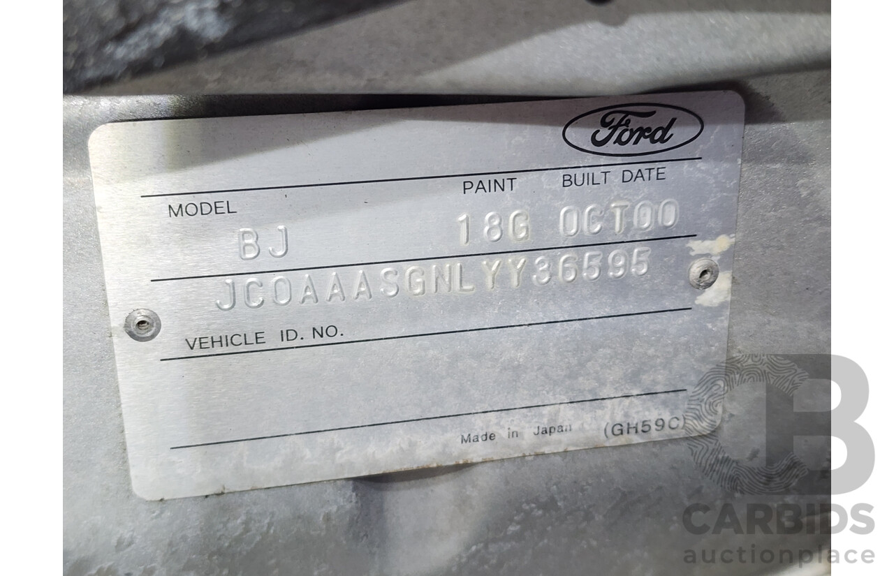 12/2000 Ford Laser LXi KN 4d Sedan Silver 1.6L