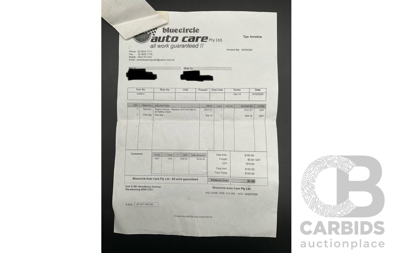 9/2014 Nissan Pulsar ST B17 4d Sedan Diamond White 1.8L