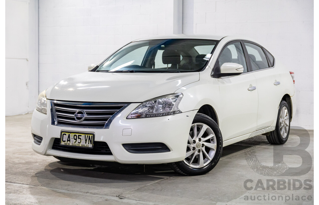 9/2014 Nissan Pulsar ST B17 4d Sedan Diamond White 1.8L