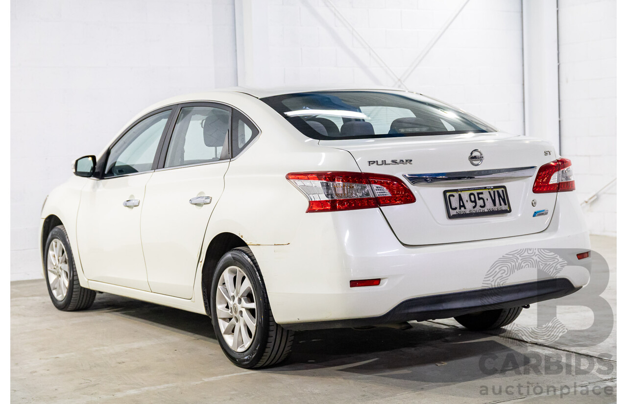 9/2014 Nissan Pulsar ST B17 4d Sedan Diamond White 1.8L