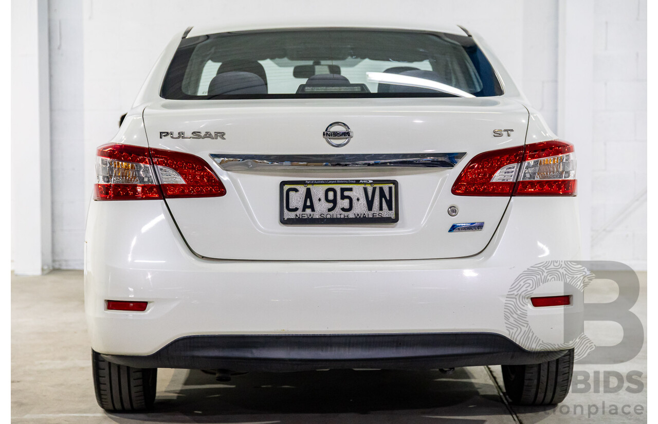 9/2014 Nissan Pulsar ST B17 4d Sedan Diamond White 1.8L