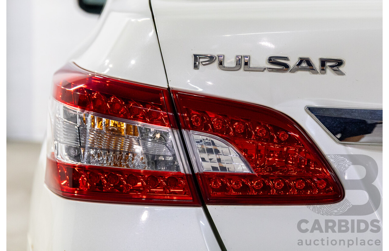 9/2014 Nissan Pulsar ST B17 4d Sedan Diamond White 1.8L