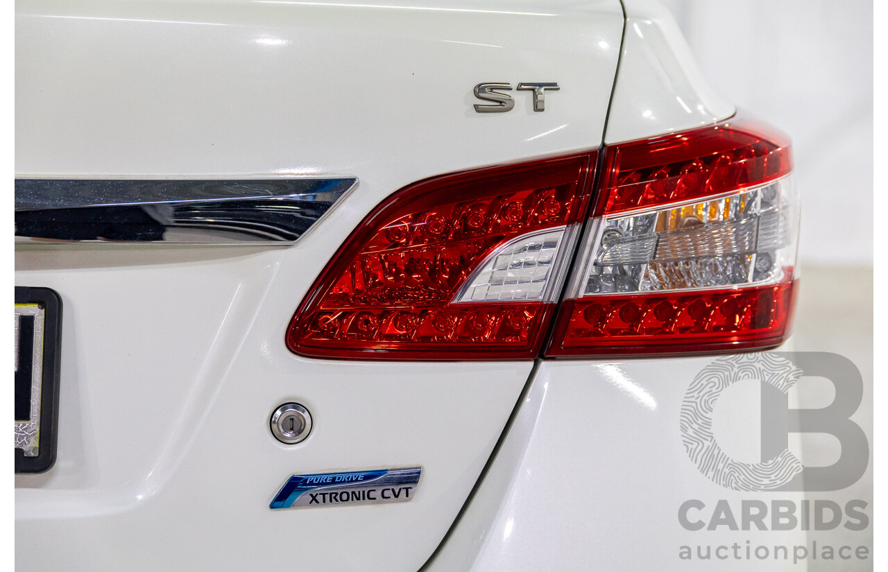 9/2014 Nissan Pulsar ST B17 4d Sedan Diamond White 1.8L