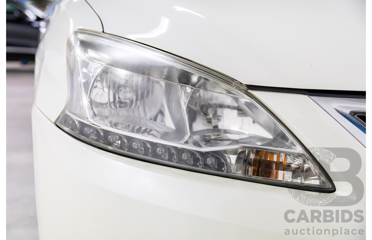 9/2014 Nissan Pulsar ST B17 4d Sedan Diamond White 1.8L