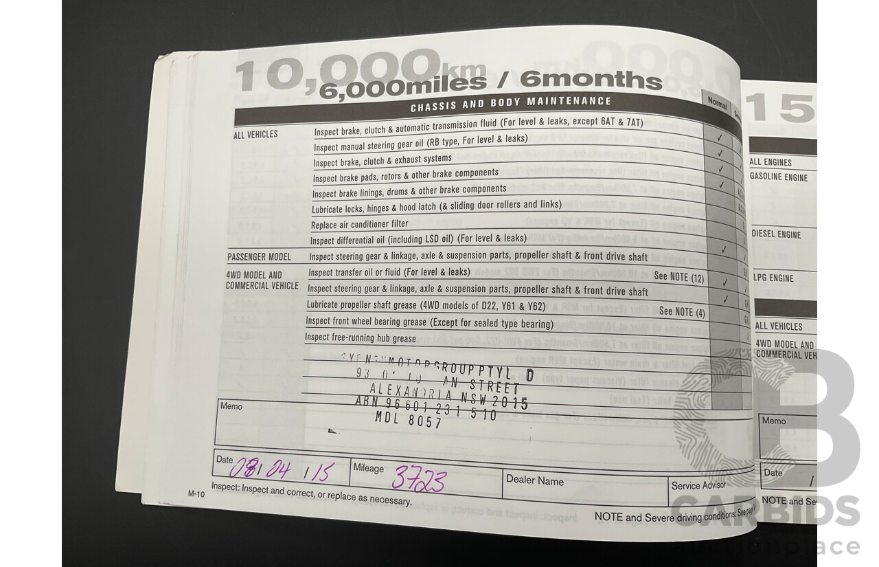 9/2014 Nissan Pulsar ST B17 4d Sedan Diamond White 1.8L