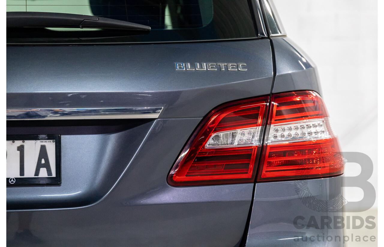 4/2012 Mercedes-Benz ML250 CDI Bluetec (4x4) 166 4d Wagon Tenorite Grey Metallic Turbo Diesel 2.1L