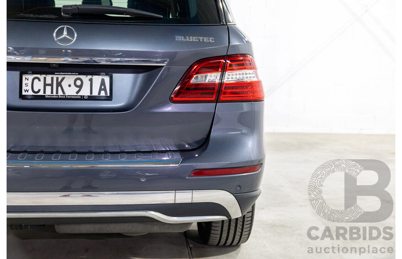 4/2012 Mercedes-Benz ML250 CDI Bluetec (4x4) 166 4d Wagon Tenorite Grey Metallic Turbo Diesel 2.1L