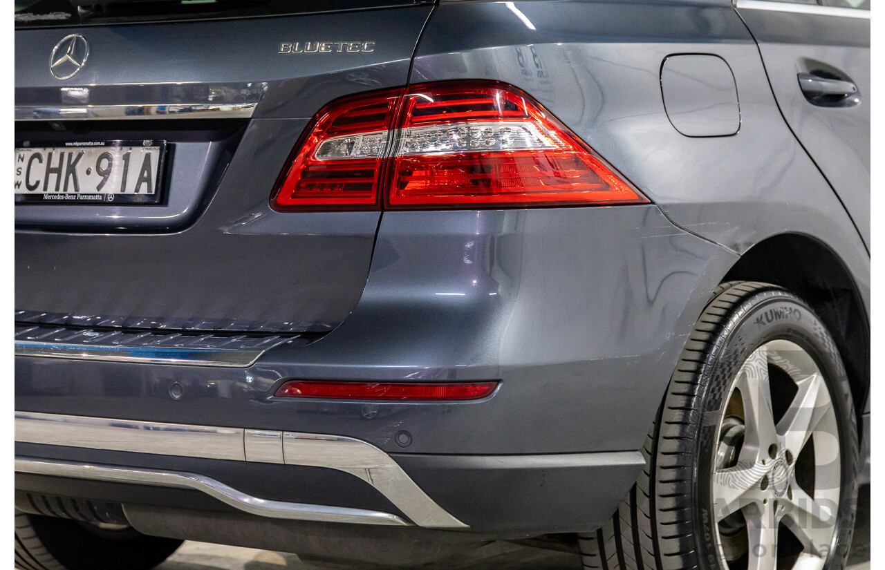 4/2012 Mercedes-Benz ML250 CDI Bluetec (4x4) 166 4d Wagon Tenorite Grey Metallic Turbo Diesel 2.1L