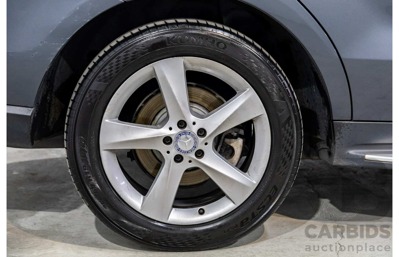 4/2012 Mercedes-Benz ML250 CDI Bluetec (4x4) 166 4d Wagon Tenorite Grey Metallic Turbo Diesel 2.1L