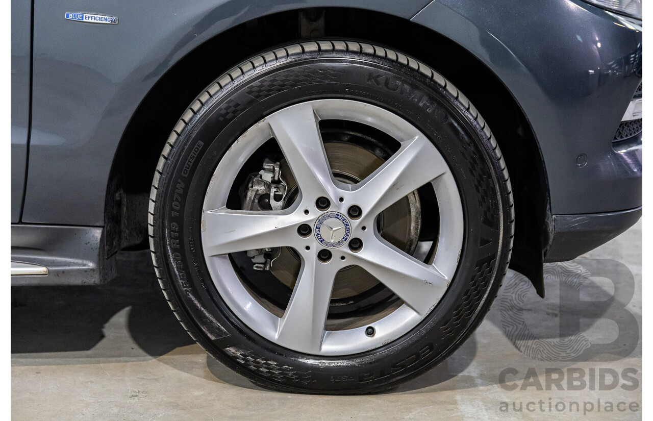4/2012 Mercedes-Benz ML250 CDI Bluetec (4x4) 166 4d Wagon Tenorite Grey Metallic Turbo Diesel 2.1L
