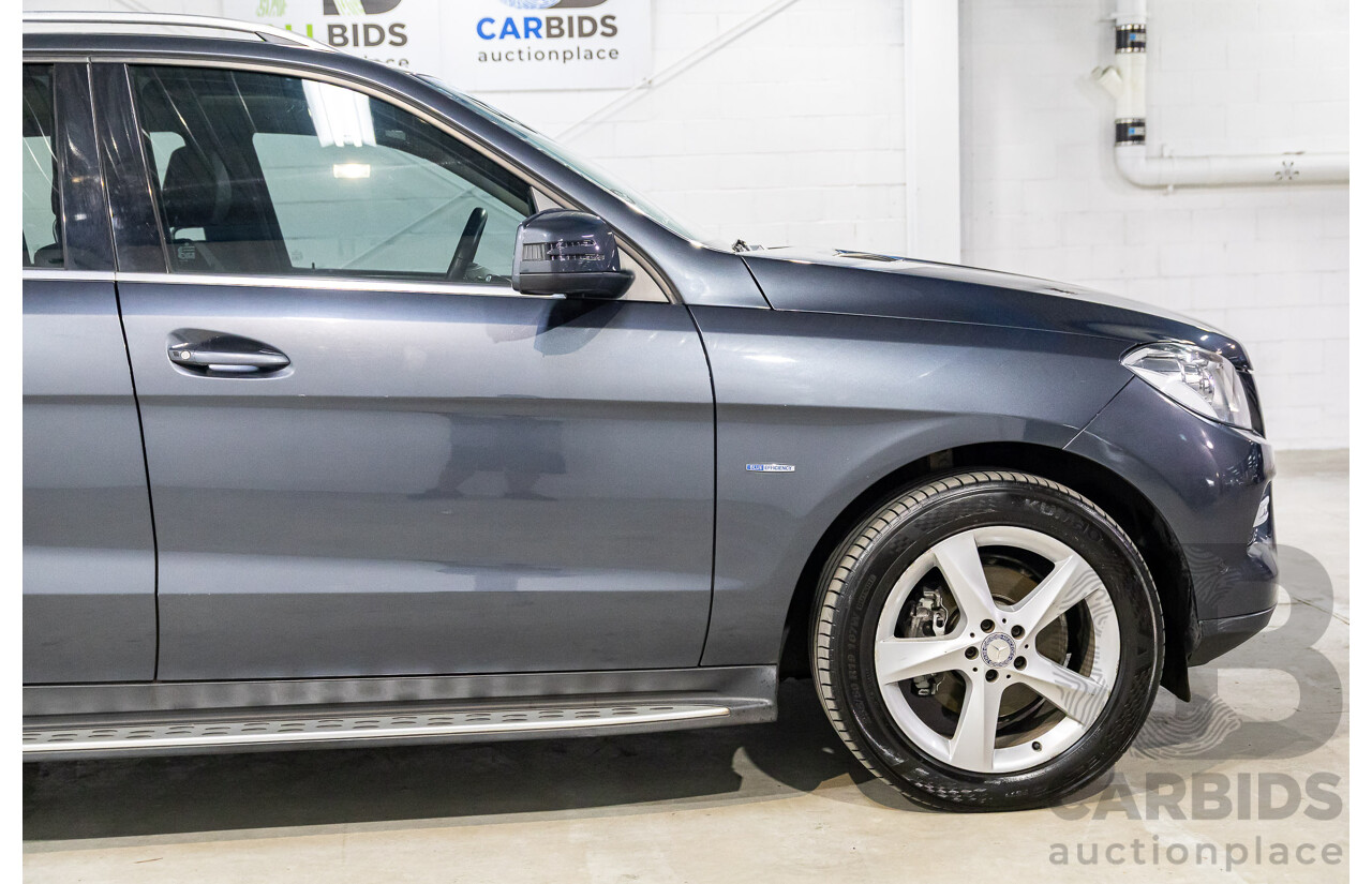 4/2012 Mercedes-Benz ML250 CDI Bluetec (4x4) 166 4d Wagon Tenorite Grey Metallic Turbo Diesel 2.1L