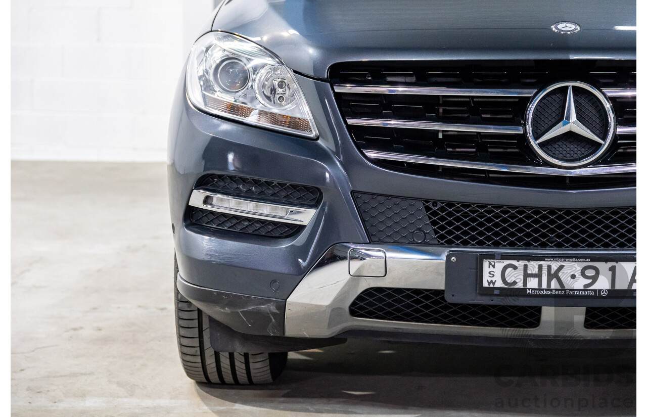 4/2012 Mercedes-Benz ML250 CDI Bluetec (4x4) 166 4d Wagon Tenorite Grey Metallic Turbo Diesel 2.1L
