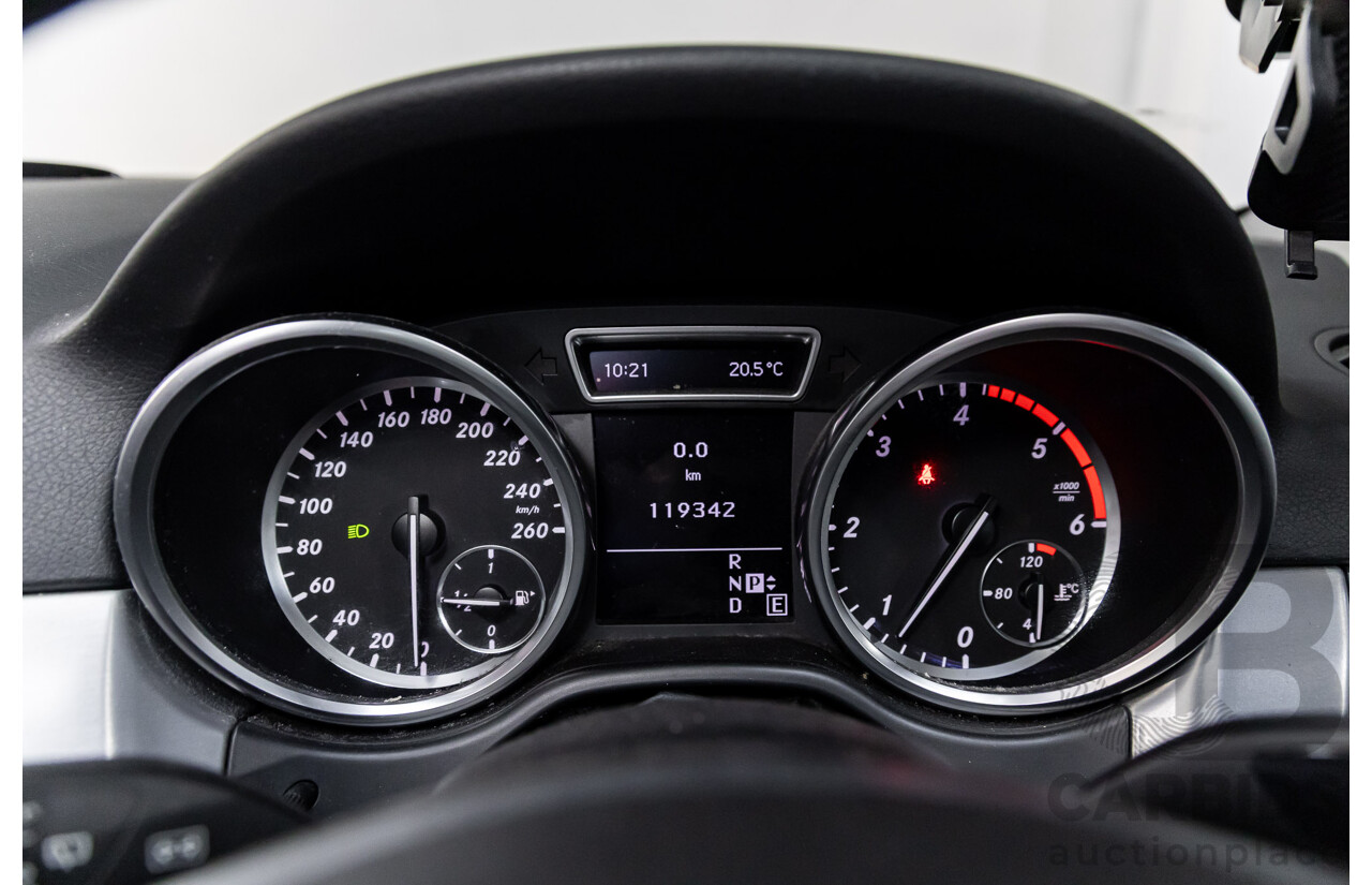 4/2012 Mercedes-Benz ML250 CDI Bluetec (4x4) 166 4d Wagon Tenorite Grey Metallic Turbo Diesel 2.1L