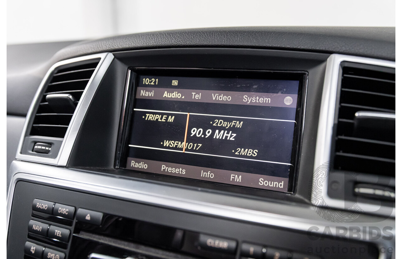 4/2012 Mercedes-Benz ML250 CDI Bluetec (4x4) 166 4d Wagon Tenorite Grey Metallic Turbo Diesel 2.1L