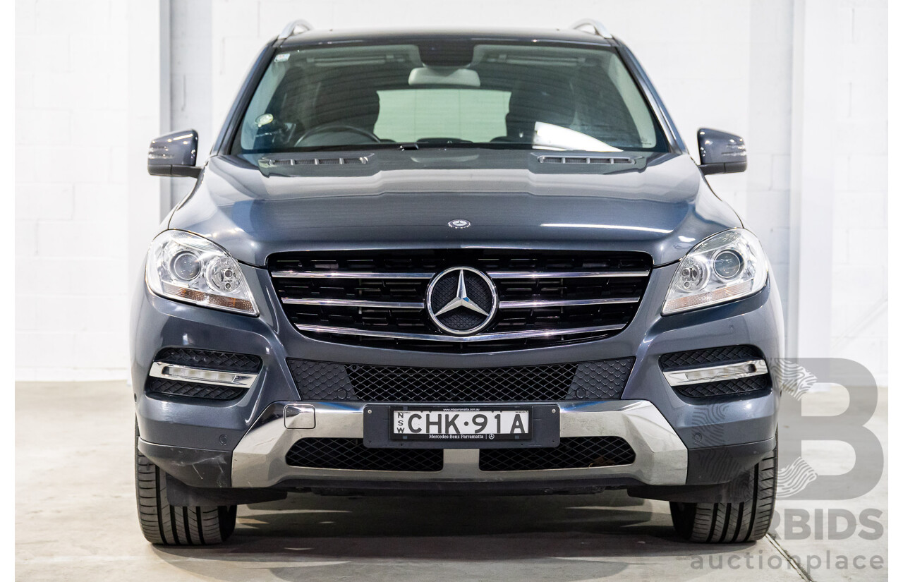 4/2012 Mercedes-Benz ML250 CDI Bluetec (4x4) 166 4d Wagon Tenorite Grey Metallic Turbo Diesel 2.1L