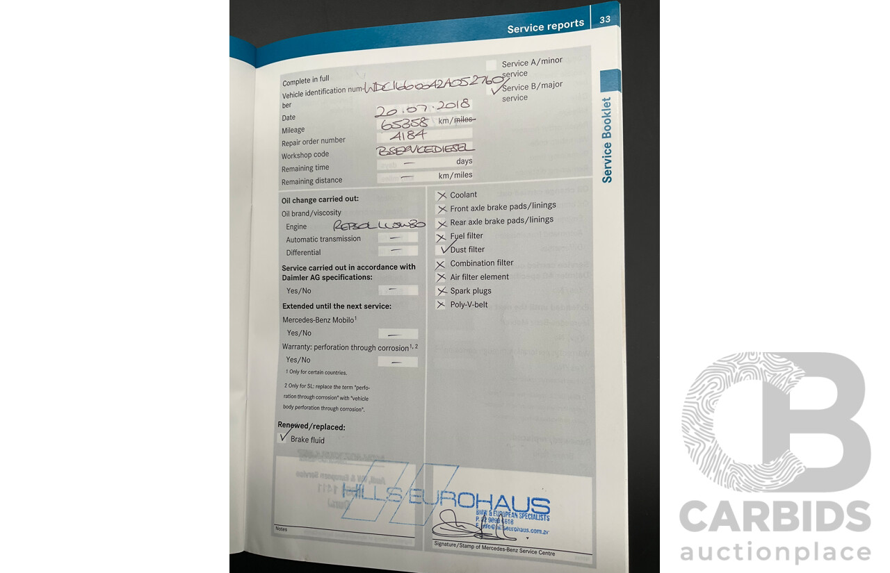 4/2012 Mercedes-Benz ML250 CDI Bluetec (4x4) 166 4d Wagon Tenorite Grey Metallic Turbo Diesel 2.1L