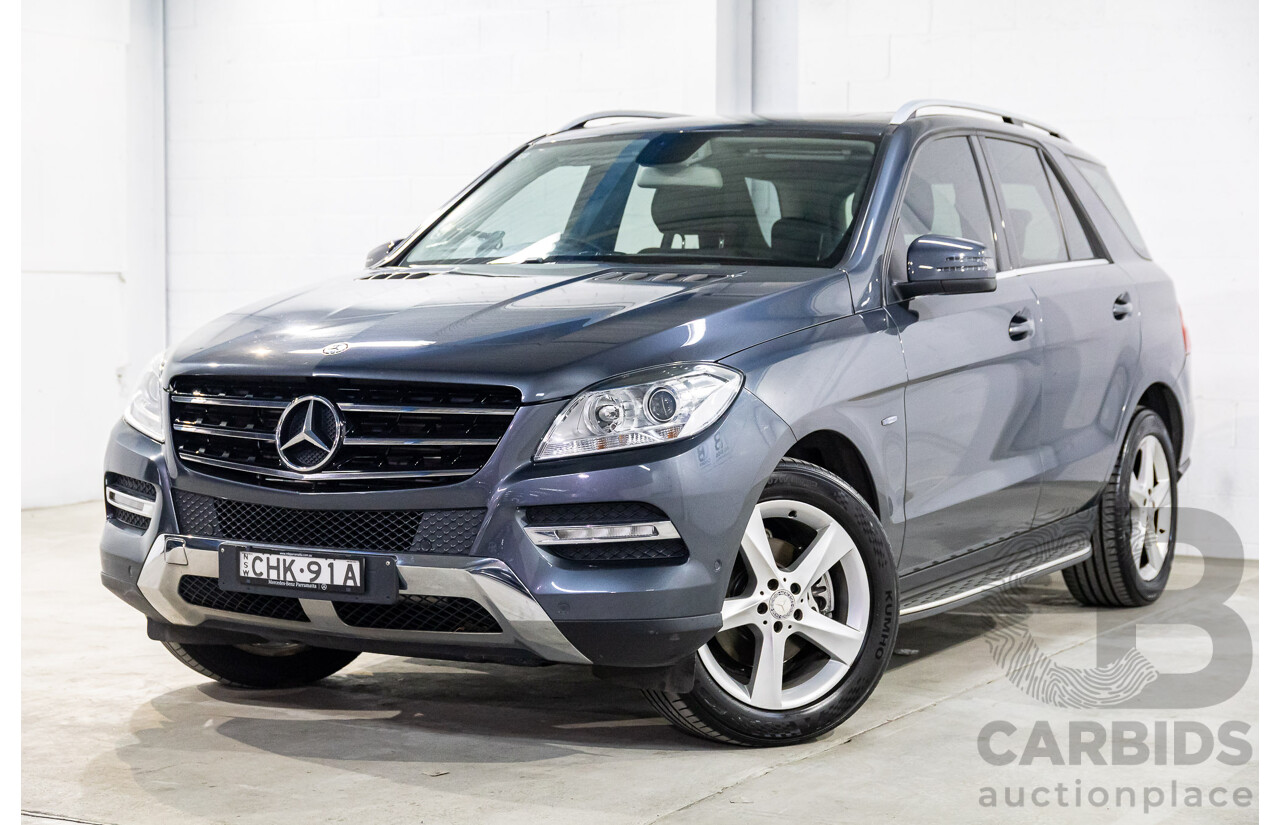4/2012 Mercedes-Benz ML250 CDI Bluetec (4x4) 166 4d Wagon Tenorite Grey Metallic Turbo Diesel 2.1L