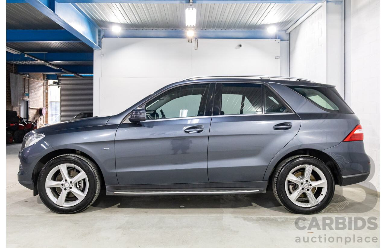 4/2012 Mercedes-Benz ML250 CDI Bluetec (4x4) 166 4d Wagon Tenorite Grey Metallic Turbo Diesel 2.1L