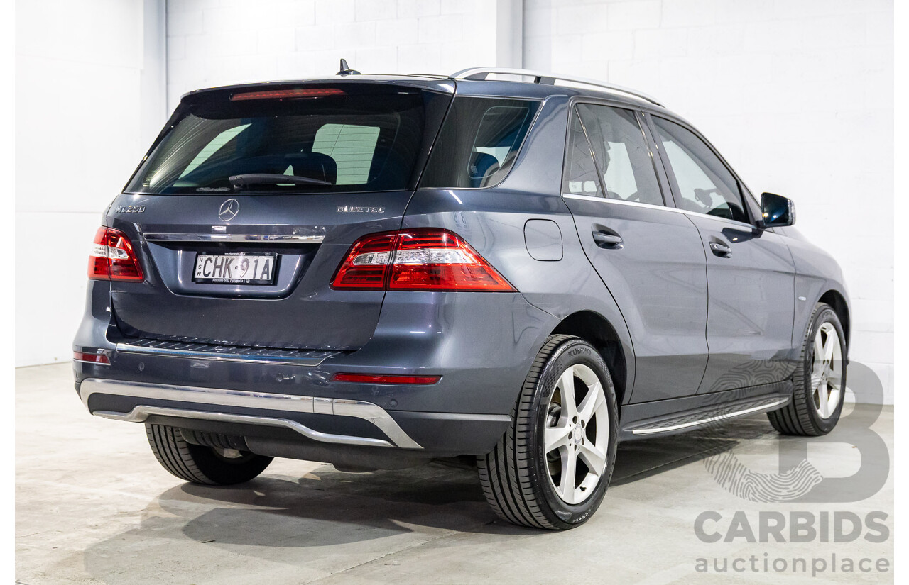 4/2012 Mercedes-Benz ML250 CDI Bluetec (4x4) 166 4d Wagon Tenorite Grey Metallic Turbo Diesel 2.1L