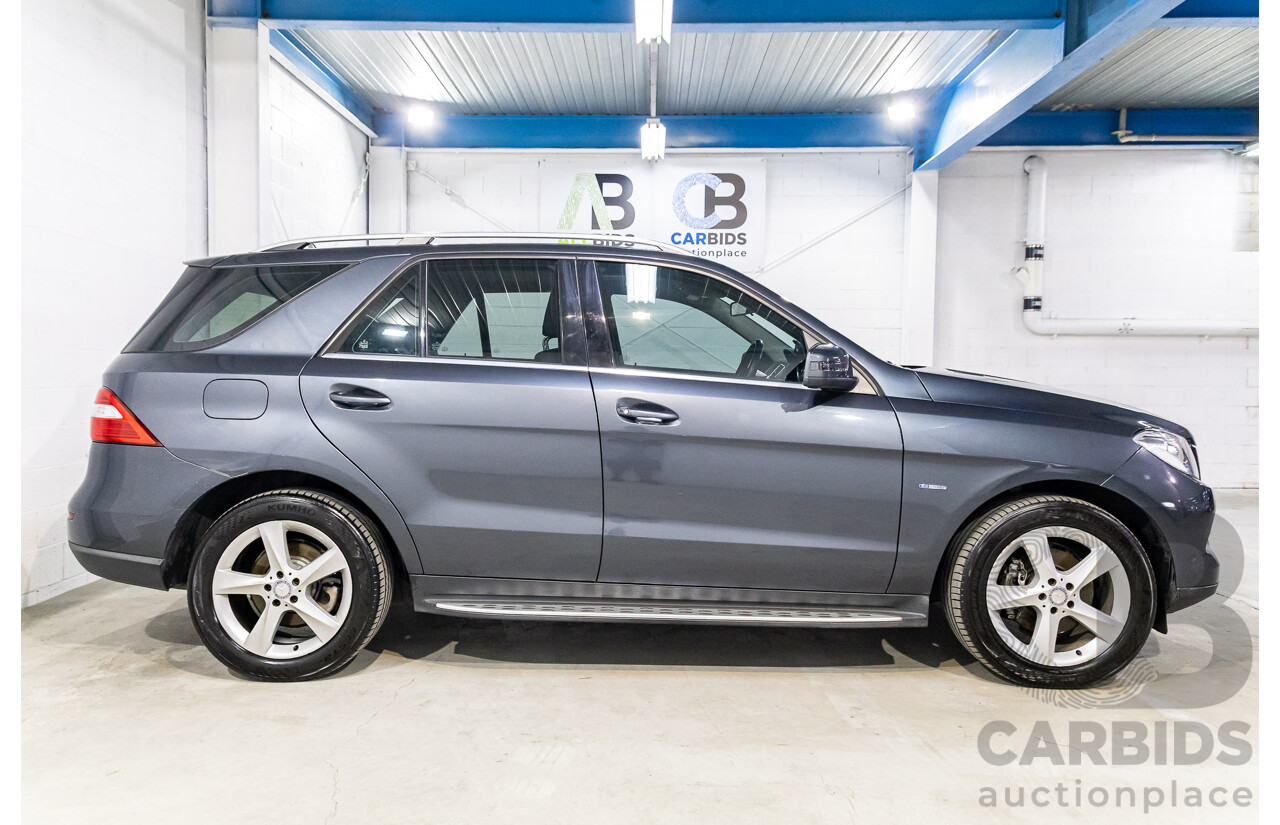 4/2012 Mercedes-Benz ML250 CDI Bluetec (4x4) 166 4d Wagon Tenorite Grey Metallic Turbo Diesel 2.1L