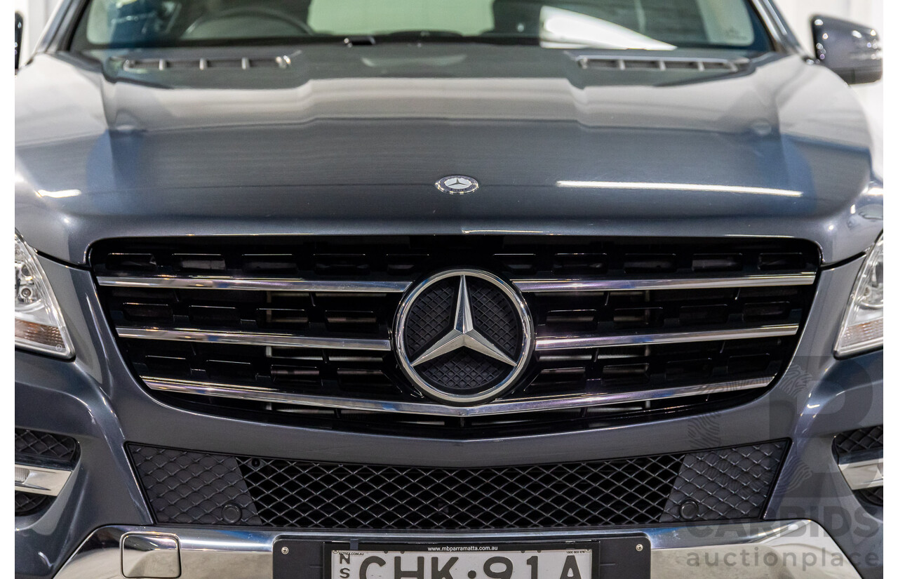 4/2012 Mercedes-Benz ML250 CDI Bluetec (4x4) 166 4d Wagon Tenorite Grey Metallic Turbo Diesel 2.1L