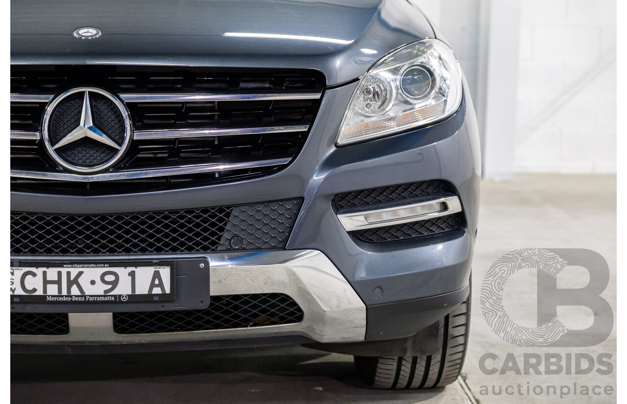 4/2012 Mercedes-Benz ML250 CDI Bluetec (4x4) 166 4d Wagon Tenorite Grey Metallic Turbo Diesel 2.1L