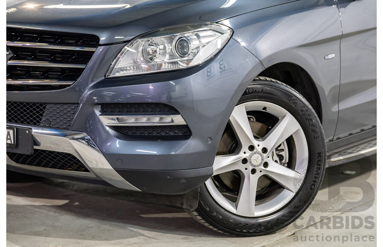 4/2012 Mercedes-Benz ML250 CDI Bluetec (4x4) 166 4d Wagon Tenorite Grey Metallic Turbo Diesel 2.1L