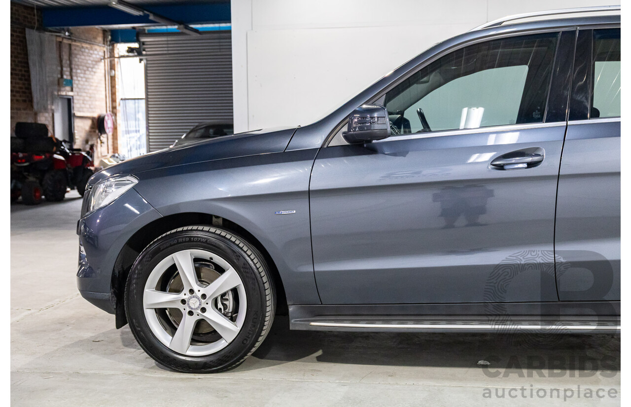 4/2012 Mercedes-Benz ML250 CDI Bluetec (4x4) 166 4d Wagon Tenorite Grey Metallic Turbo Diesel 2.1L
