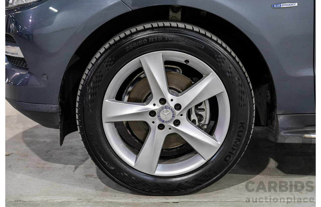 4/2012 Mercedes-Benz ML250 CDI Bluetec (4x4) 166 4d Wagon Tenorite Grey Metallic Turbo Diesel 2.1L