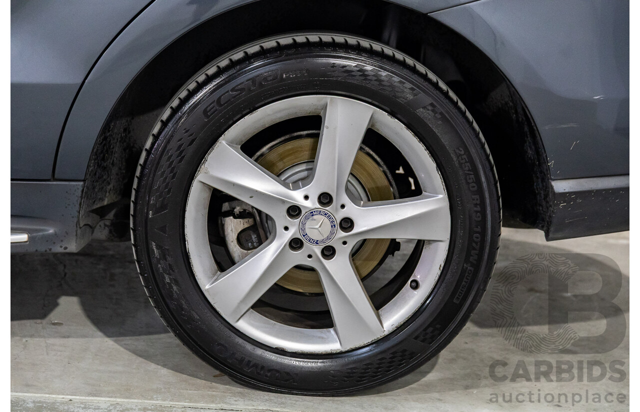4/2012 Mercedes-Benz ML250 CDI Bluetec (4x4) 166 4d Wagon Tenorite Grey Metallic Turbo Diesel 2.1L