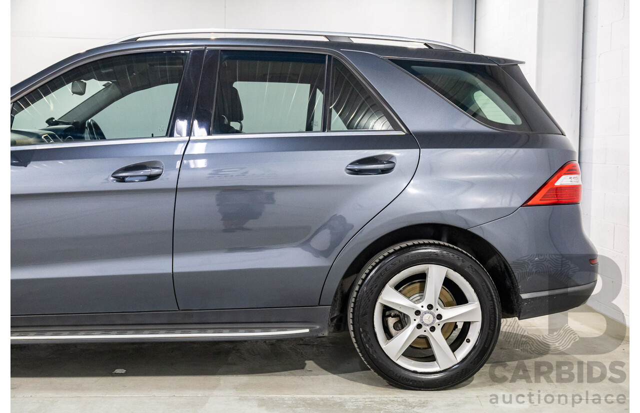 4/2012 Mercedes-Benz ML250 CDI Bluetec (4x4) 166 4d Wagon Tenorite Grey Metallic Turbo Diesel 2.1L