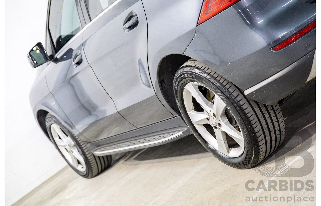 4/2012 Mercedes-Benz ML250 CDI Bluetec (4x4) 166 4d Wagon Tenorite Grey Metallic Turbo Diesel 2.1L