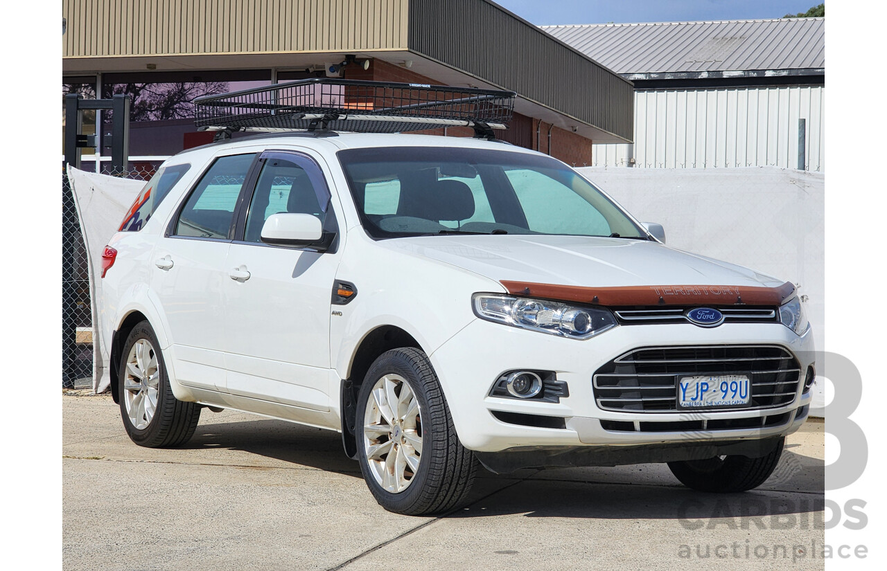 5/2013 Ford Territory TS (4x4) SZ 4d Wagon White 2.7L