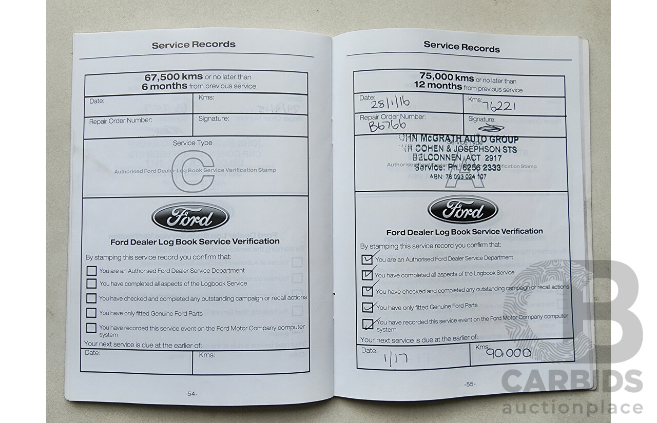 5/2013 Ford Territory TS (4x4) SZ 4d Wagon White 2.7L