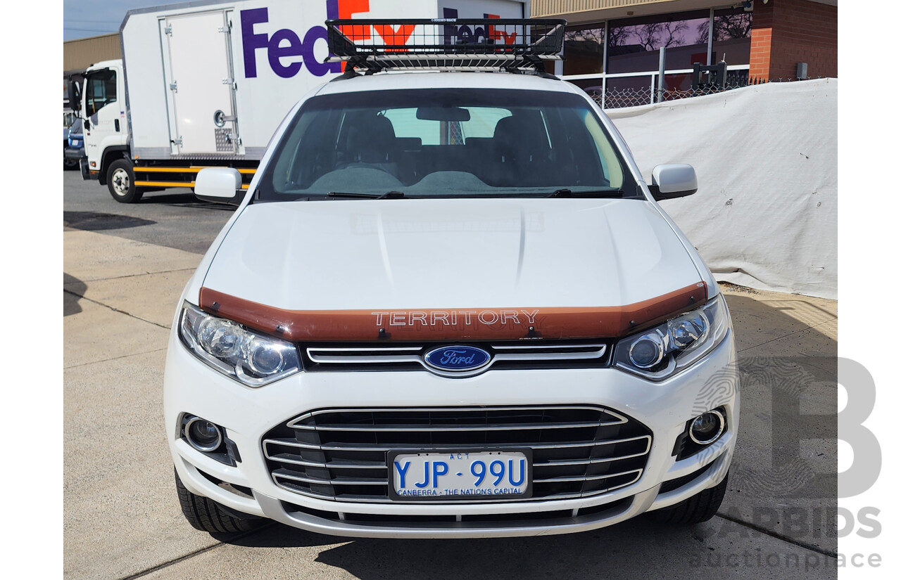 5/2013 Ford Territory TS (4x4) SZ 4d Wagon White 2.7L