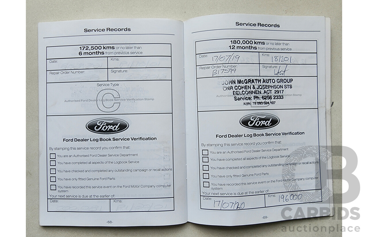 5/2013 Ford Territory TS (4x4) SZ 4d Wagon White 2.7L