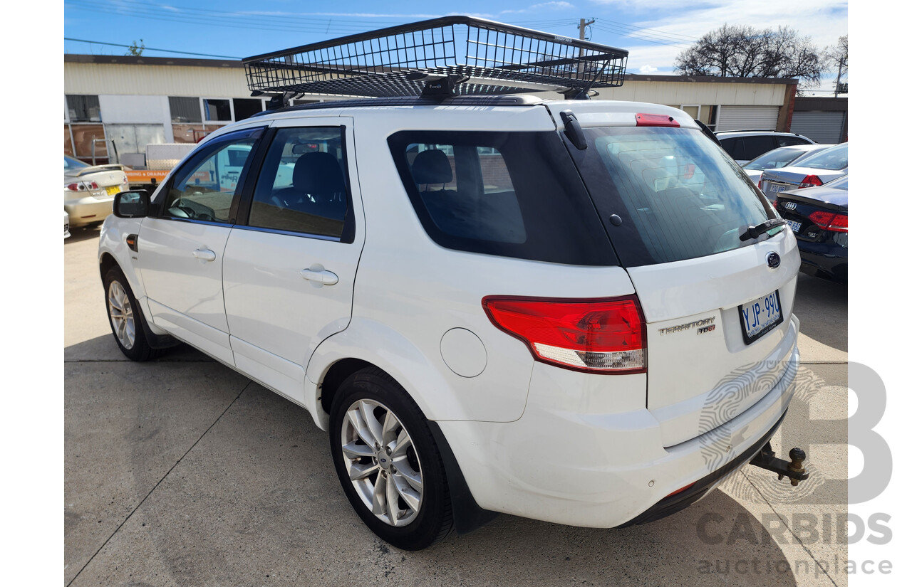 5/2013 Ford Territory TS (4x4) SZ 4d Wagon White 2.7L