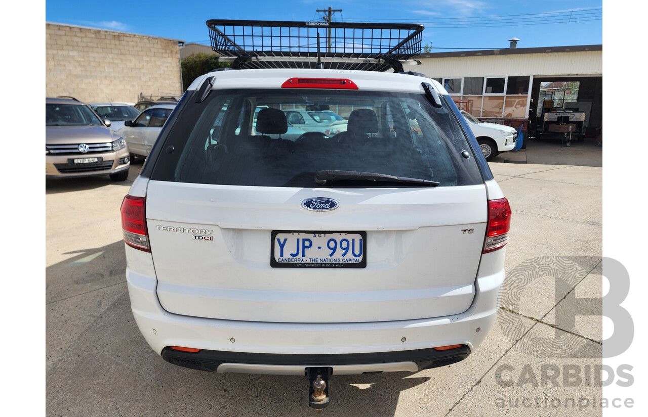 5/2013 Ford Territory TS (4x4) SZ 4d Wagon White 2.7L