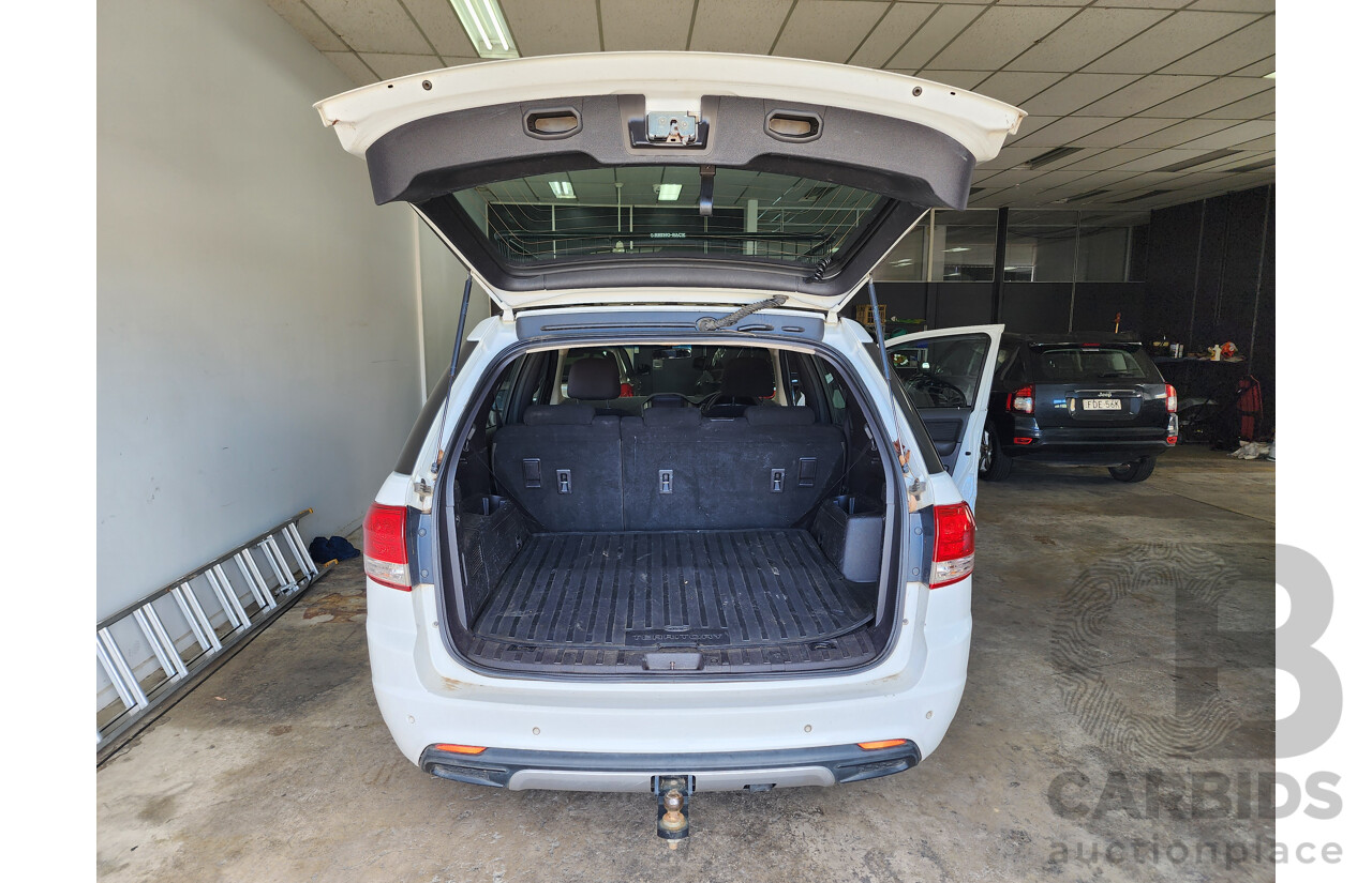 5/2013 Ford Territory TS (4x4) SZ 4d Wagon White 2.7L